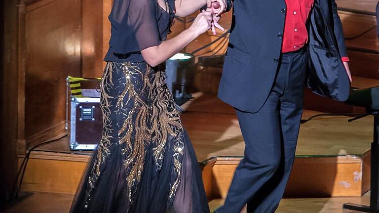 Elena Iossifova und Arrangeur Emanuel Richter. Foto: Klaus Stebani