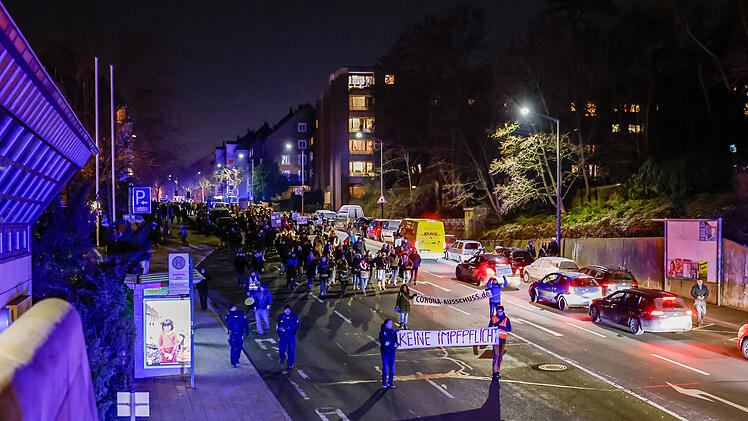 Corona-Protest in Fürth