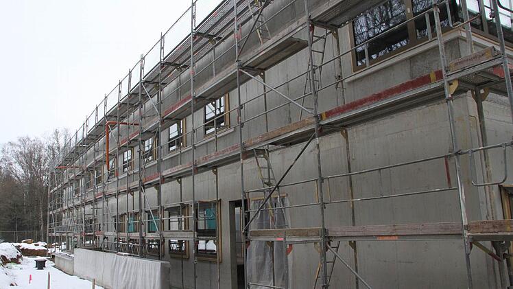 So sah es während der Bauphase aus.