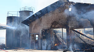 Feuer auf Aussiedlerhof