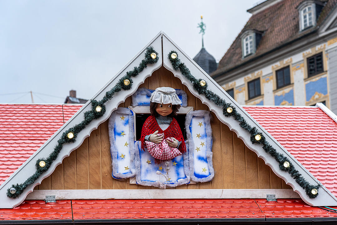 Zauberhafte Atmosphäre auf dem Marktplatz.