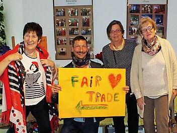 Es wurde auch für fair gehandelte Produkte geworben.  Foto: Manfred Welker