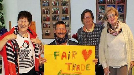 Es wurde auch für fair gehandelte Produkte geworben.  Foto: Manfred Welker
