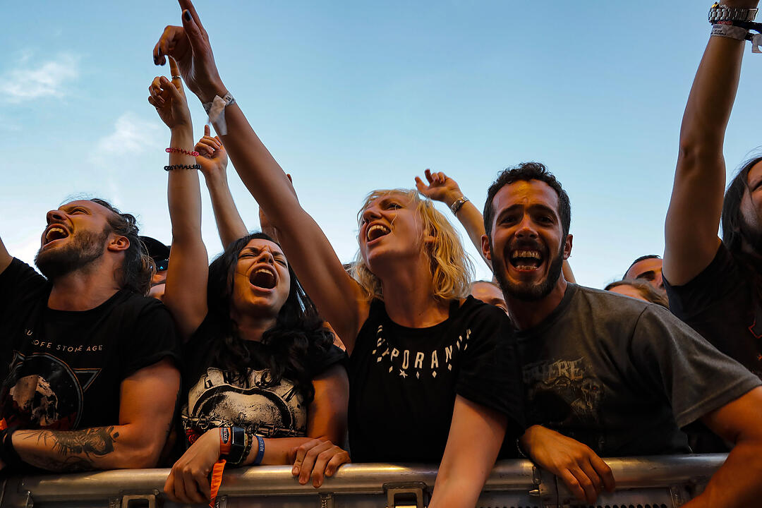 Die Foo Fighters bei Rock im Park 2018.
