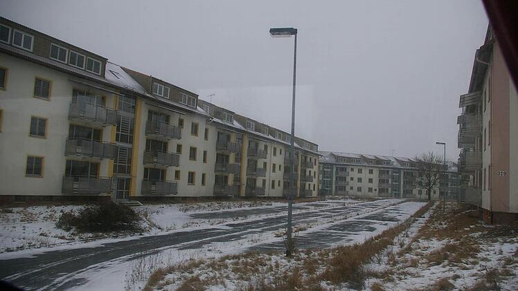 Verlassene Häuser, verlassene Straßen, Winterschlaf in den Marshall-Heights
