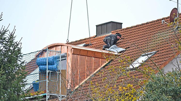 Gaube wird eingepasst