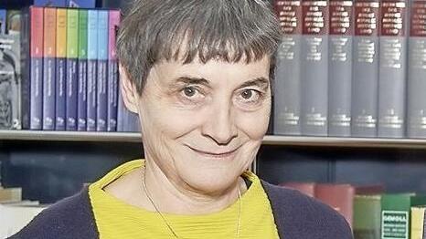 Christine Sünkel bei der Vorstellung des VHS-Programms im März 2019 Foto: Stadt Bamberg