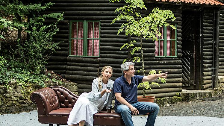 "Die schöne Galathée": Probenimpressionen von der Sommeroperette Heldritt auf der Waldbühne. Der Operetten-Einakter von Suppé feiert gemeinsam mit Offenbachs "Salon Pitzelberger" am 13. August Premiere.Foto: Jochen Berger