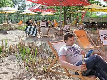 Bambergs Beach am Kunigundendamm war über mehrere Sommer eine Attraktion. Archivbild: Barbara Herbst