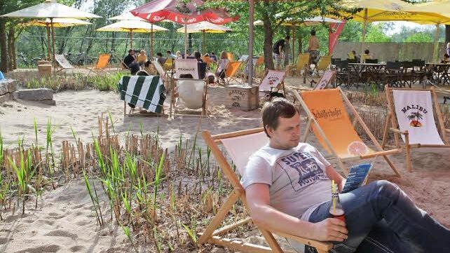 Bambergs Beach am Kunigundendamm war über mehrere Sommer eine Attraktion. Archivbild: Barbara Herbst