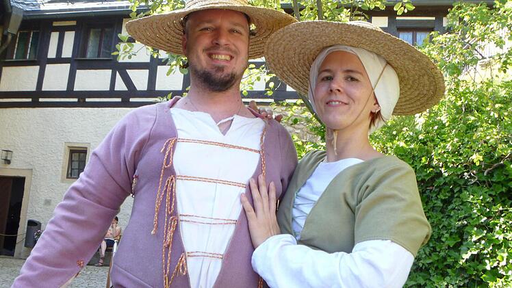 Michael und Tanja Ratmann aus Sulbach haben das Event gemeinsam mit der Schlösser- und Seenverwaltung organisiert.