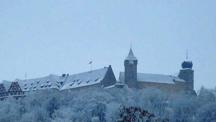 Anfang Januar 2017: Blick zur Veste Coburg von der Neustadter StraßeFoto: Jochen Berger