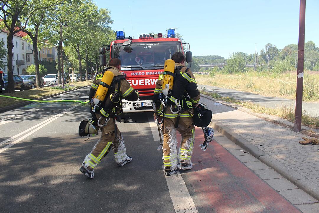 Wohnhausbrand in Bayreuth