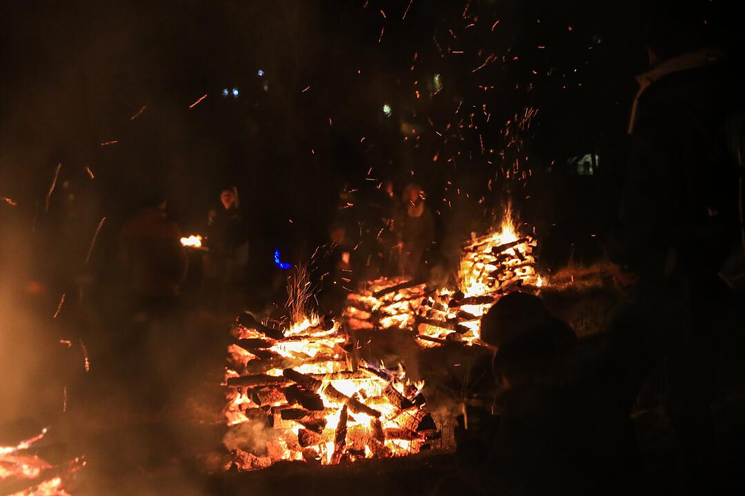 Feuerspektakel in der Fränkischen Schweiz