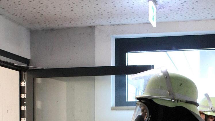 Der Feuerwehreinsatz am Gymnasium Fränkische Schweiz am Dienstag Foto: Kreisbrandinspektion Forchheim