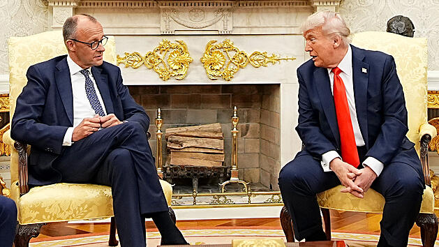 US-Pr&auml;sident Trump empf&auml;ngt Bundeskanzler Merz