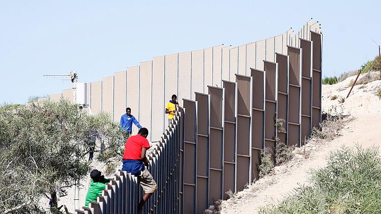 Migranten auf Lampendusa