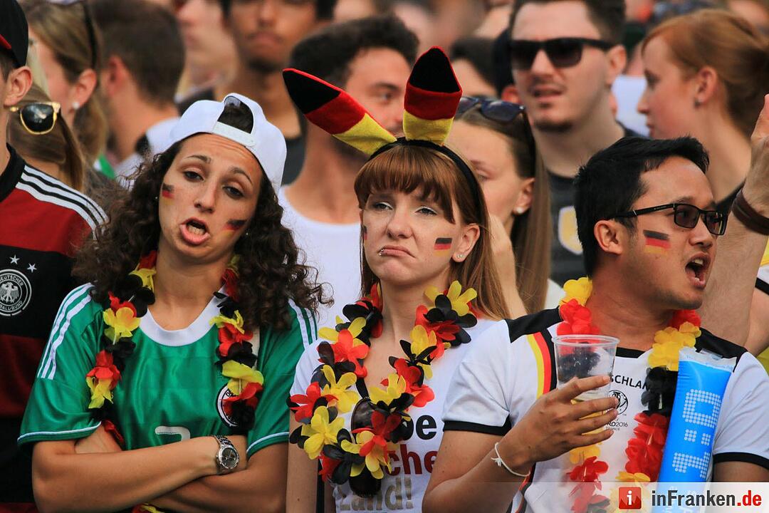 EM-Achtelfinale: Public Viewing in Bamberg