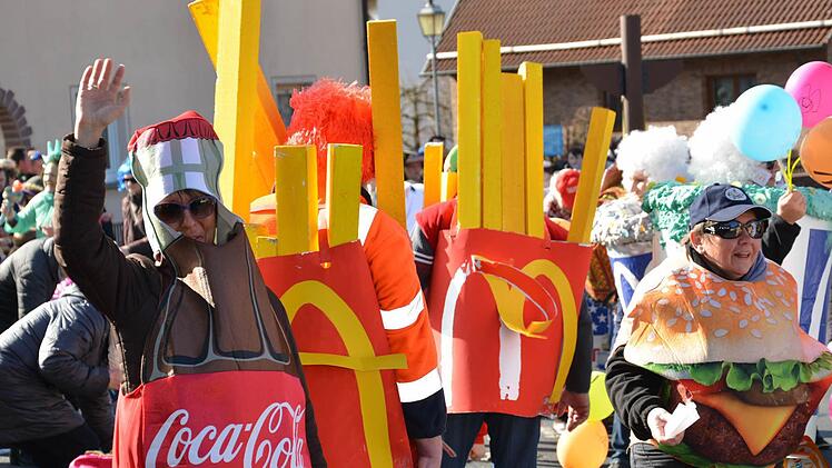 Faschingsumzug in Katzenbach und Lauter. Foto: Björn Hein