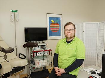 Christian Baldauf behandelt im Ärztezentrum Hammelburg Patienten mit urlogischen Beschwerden. Foto: Arkadius Guzy
