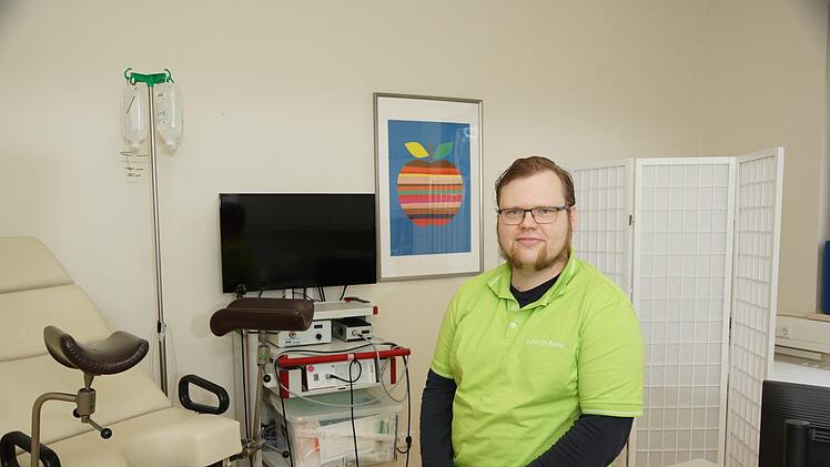 Christian Baldauf behandelt im Ärztezentrum Hammelburg Patienten mit urlogischen Beschwerden. Foto: Arkadius Guzy