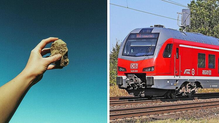 Georgensgm&uuml;nd: Maskenverweigerin randaliert in Zug - und greift Personal mit Steinen an