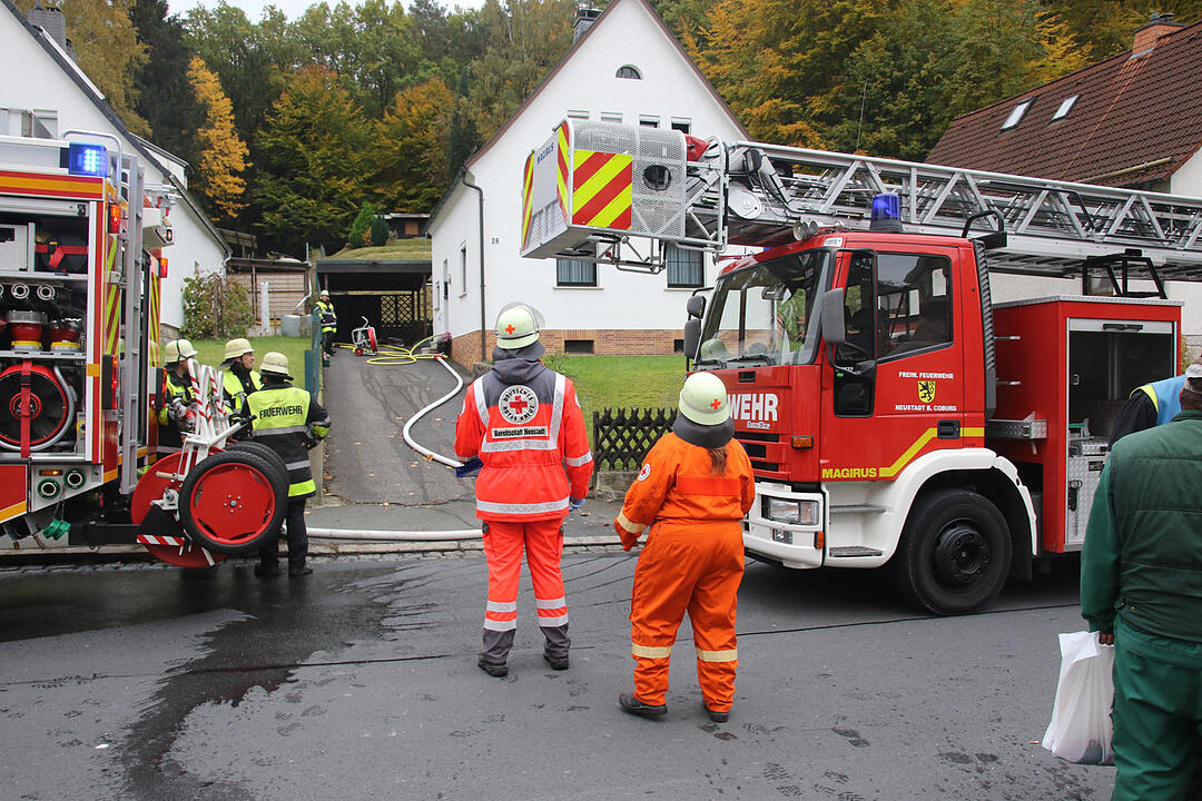 Brand in Neustadt bei Coburg