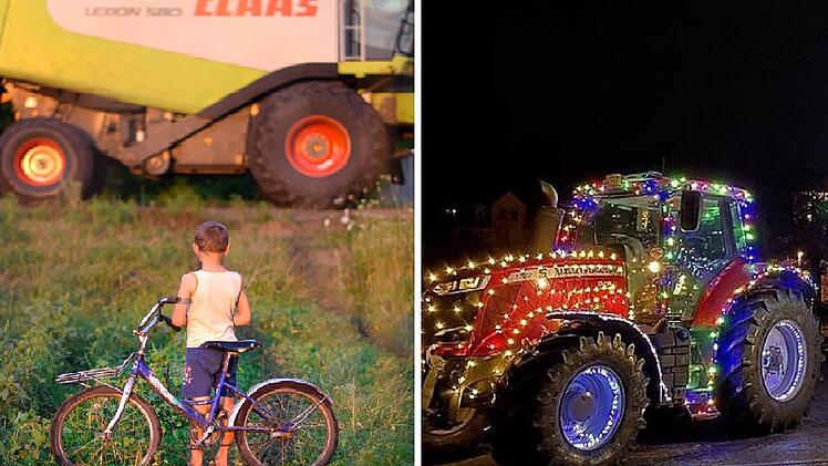 Höchstadt: Landwirt lädt zu besonderer Kinder-Aktion ein - Traktoren und Mähdrescher zu erkunden