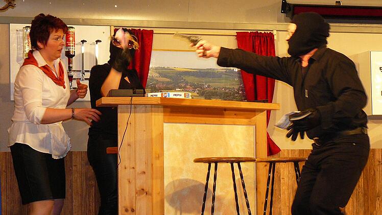 "Hände hoch, das ist ein Überfall!" Foto: Klaus-Peter Wulf