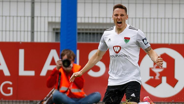 Will sich nach seiner Verletzungspause wieder in den Vordergrund spielen: Martin Thomann vom FC 05 Schweinfurt, der am Samstag auf die Ex-Kollegen aus Aubstadt trifft.  Foto: HMB Media/Heiko Becker