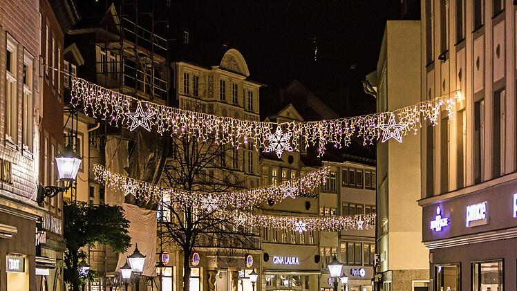 Coburger Adventsbeleuchtung: SpitalgasseFoto: Jochen Berger