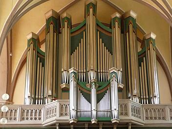 Die Rieger-Orgel in der Kulmbacher Petrikirche. Festliche Klänge, nicht nur im Gottesdienst.Archiv