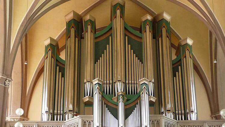 Die Rieger-Orgel in der Kulmbacher Petrikirche. Festliche Klänge, nicht nur im Gottesdienst.Archiv