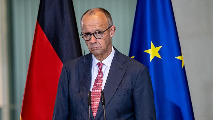 Pressekonferenz mit Bundeskanzler Merz