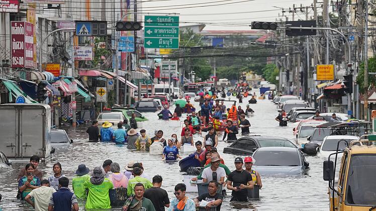 &Uuml;berschwemmungen in Bangkok