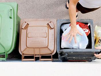 In nur 48 von 402 deutschen Landkreisen wird noch keine Biotonne angeboten. Kronach, Coburg und Lichtenfels zählen auch dazu. Foto: Bernd Weissbrod, dpa