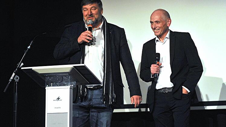 Stadtmarketing-Chef Klaus Stieringer und Wolfgang Heyder vom Veranstaltungsservice Bamberg