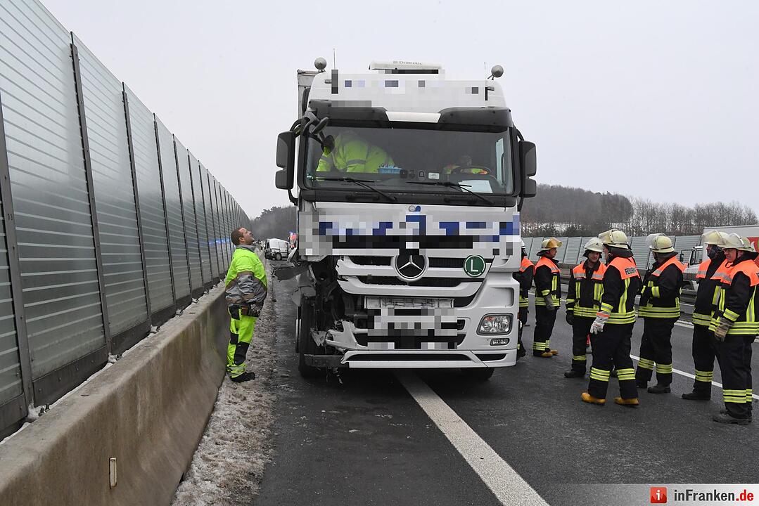 Unfall auf der A73 im Kreis Bamberg