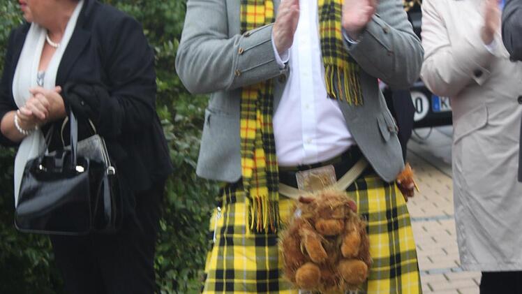 Carl-August Heinz im Schottenrock