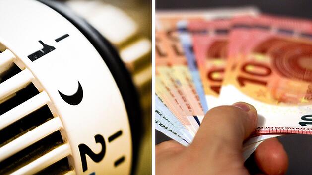 Symbolbild: Heizung, Geld, Sonderzahlung, Entlastungspaket