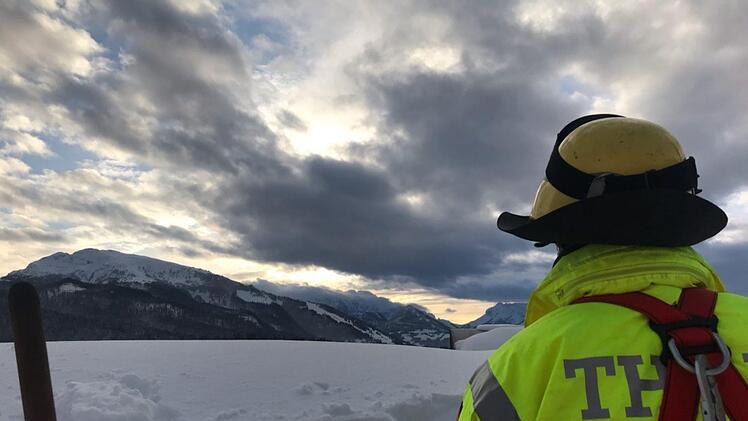 Im Einsatzgebiet des THW Kronach. Foto: THW