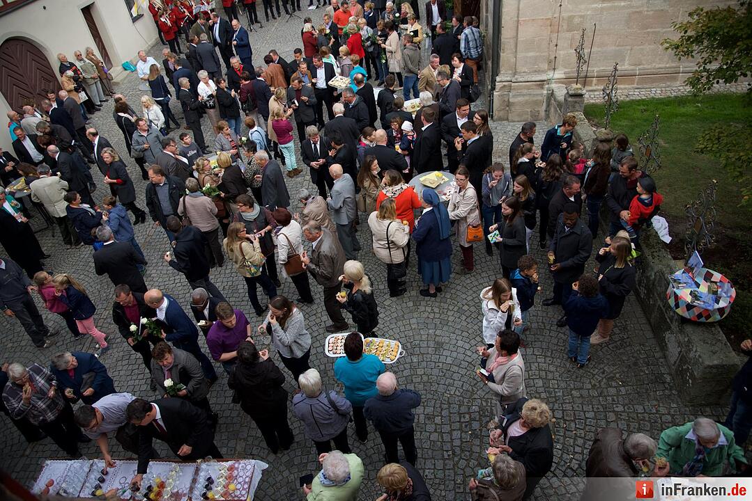 Nach einjähriger Kirchensanierung: Hannberg feiert die Wiedereröffnung der Wehrkirche der Pfarrei Geburt Mariens Hannberg