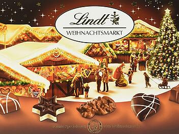 Weihnachtliche Lindt-Schokolade-Schnäppchen: Zum Black Friday um bis zu 20 Prozent reduziert. Bild: Screenshot/Amazon