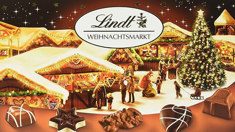 Weihnachtliche Lindt-Schokolade-Schnäppchen: Zum Black Friday um bis zu 20 Prozent reduziert. Bild: Screenshot/Amazon