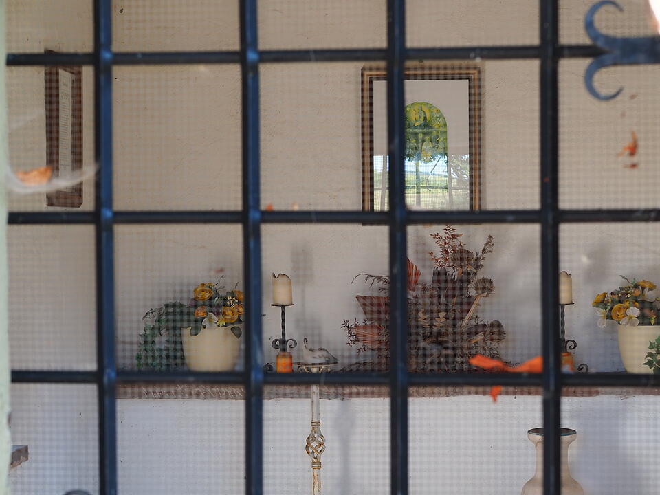 Das verlassene Dorf Bonnland darf bei einer Wanderung durch den Truppenübungsplatz Hammelburg nicht fehlen. Foto: Jürgen Schmitt