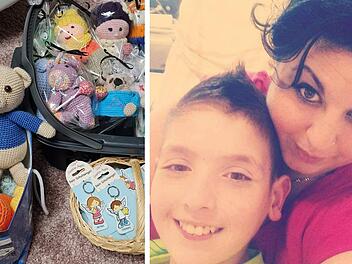 W&uuml;rzburg: Am Todestag ihres Sohnes - Mutter verschenkt Kuscheltiere an Kinder seiner Schule