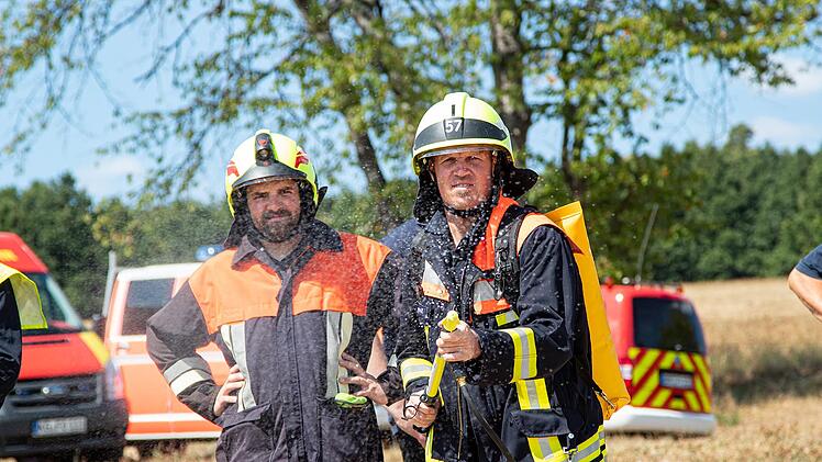 Weiterbildung zum Thema Vegetationsbrandbek&auml;mpfung. Foto: Sebastian Gerr/FFW Bad Br&uuml;ckenau
