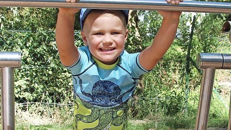 Till Br&uuml;ckner aus Untersiemau besucht den Spielplatz regelm&auml;&szlig;ig.