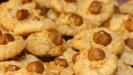Einfache Nussplätzchen