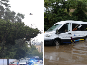 Gewitter in Franken: Über 500 Einsätze der Feuerwehren